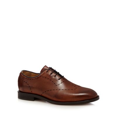 H By Hudson Brown 'Twain' punch detail brogue shoes